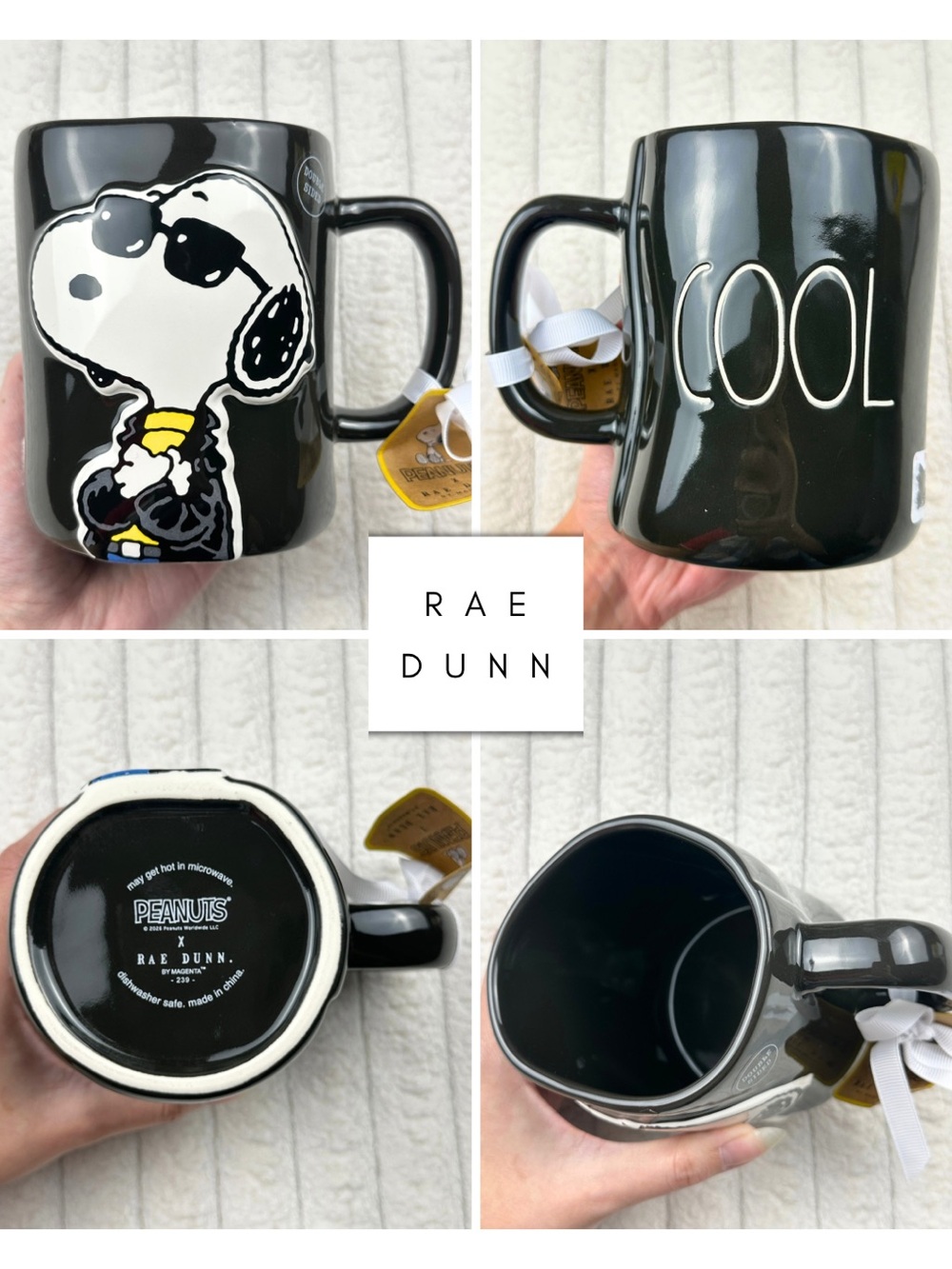 Rae Dunn Peanuts Snoopy Mug